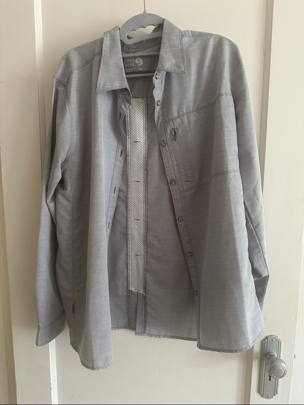 Mountain Hardwear women’s a canyon Light Gray Shirt Jacket